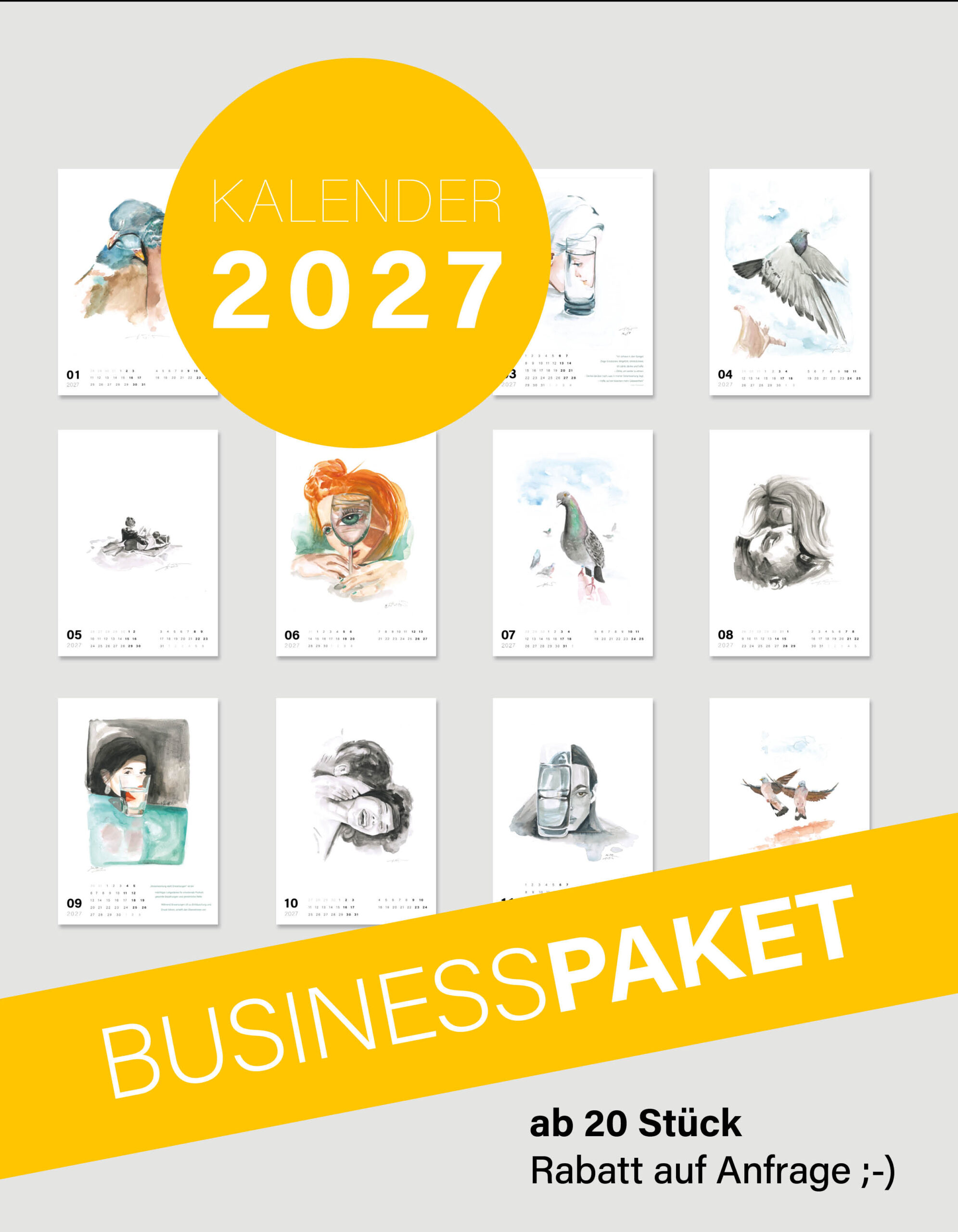 Kalender 2027 Din A2 – Bild 4